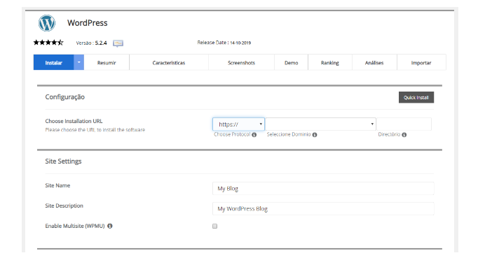 Como Criar Site na Hostgator do zero Sem Contratar Especialista Instale o WordPress para criacao do site 2 - Como Criar Site na Hostgator do zero Sem Contratar Especialista